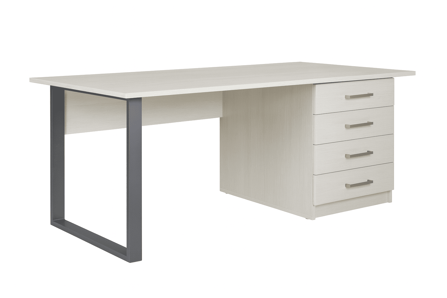 Стіл письмовий 1-тумбовий 4 шухляди МК МЕТАЛ ТРЕЙД